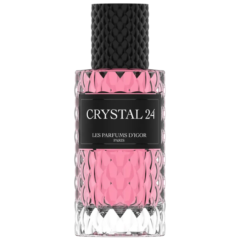 Flacon du parfum Crystal 24 – inspiré de Baccarat Rouge 540, Les Parfums d'igor, 50 ml.