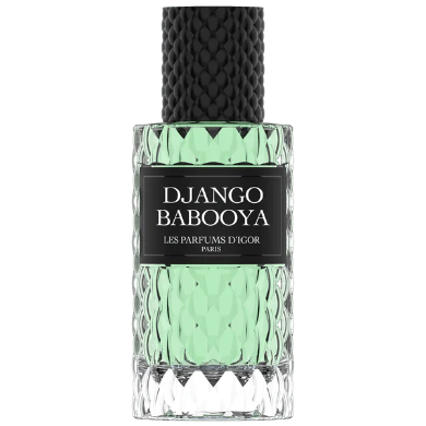 Flacon Django Babooya – Parfum inspiré de Bal d’Afrique, Les Parfums d'igor, 50 ml.