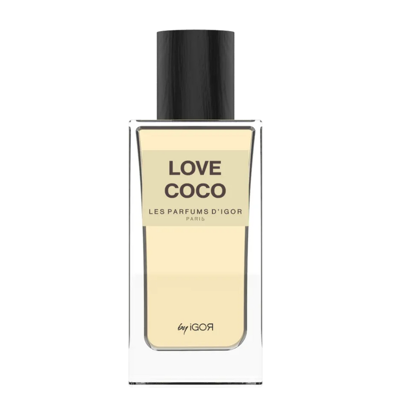 Flacon du parfum Love Coco – Les parfums d’igor à la noix de coco et vanille