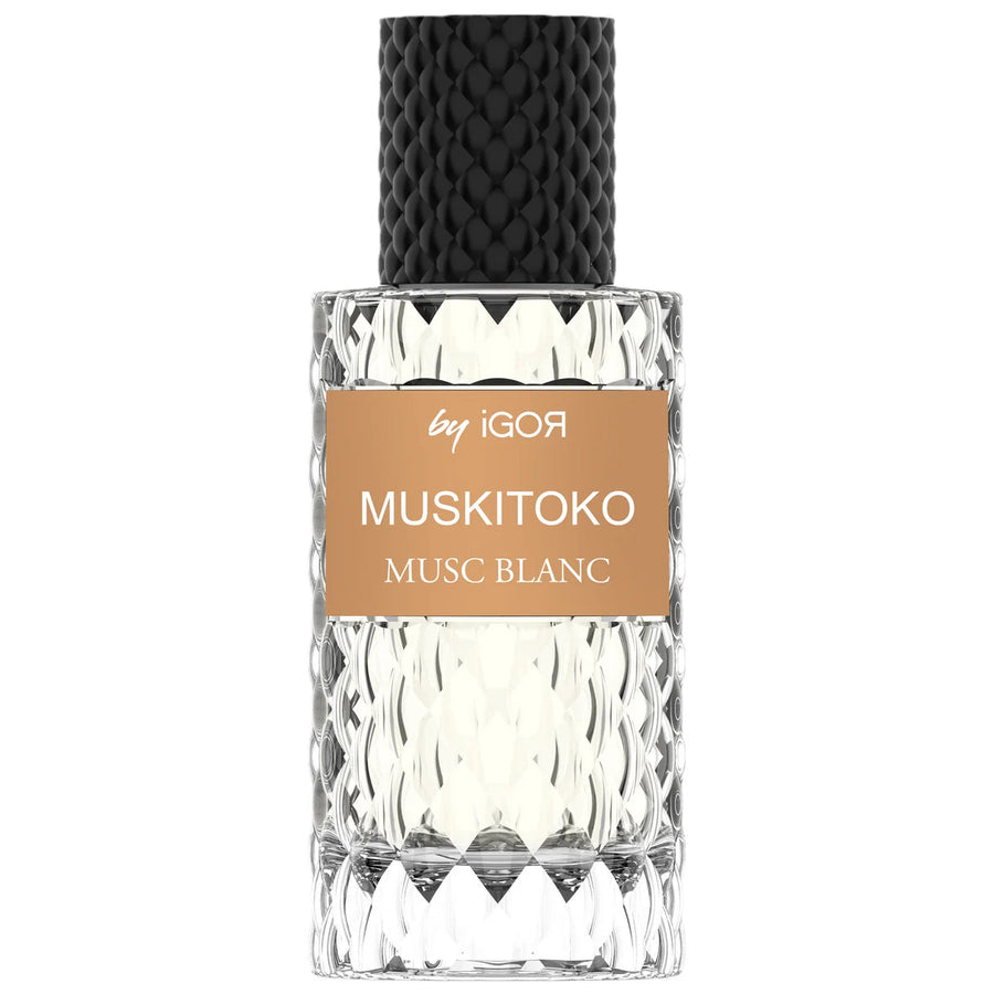 Flacon MUSKITOKO – Parfum au musc blanc pur, doux et minimaliste signé Les parfums d’igor