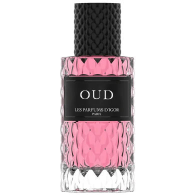 Flacon Oud – extrait de parfum inspiré de Oud Ispahan par Les parfums d’igor, 50 ml